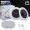 Pyle Pyle 6.5" In-Wall / In-Ceiling Speakers, 2-Way Flush Mount Home Speaker Pair, 200 Watt (Pair) PDIC1661RD - alternate 4